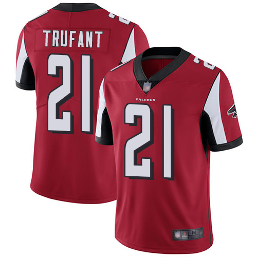 Atlanta Falcons Limited Red Men Desmond Trufant Home Jersey NFL Football #21 Vapor Untouchable->atlanta falcons->NFL Jersey